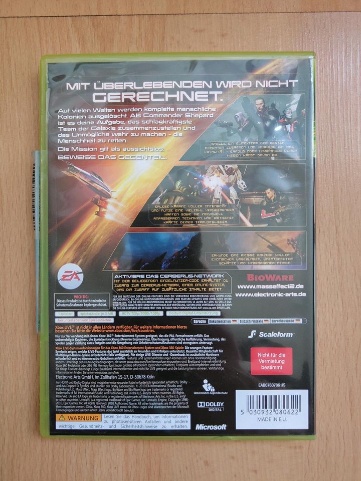 Mass Effect 2 Microsoft Xbox 360 Spiel Pal Deutsch BioWare EA in Hannover