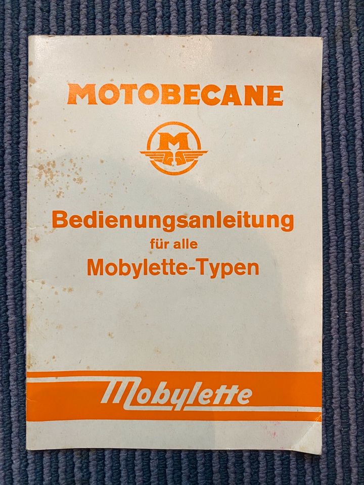 Bedienungsanleitung Motobecane Mobylette Motorrad Oldtimer in Nettetal
