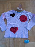 S.Oliver ❤️ Langarmshirt altrosa 104 Pailetten Smiley Herz Dresden - Gompitz Vorschau