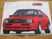 Prospekt Audi Sport Quattro 1983, Ur-Quattro, SELTEN! SammlAuflös Bayern - Karlsfeld Vorschau