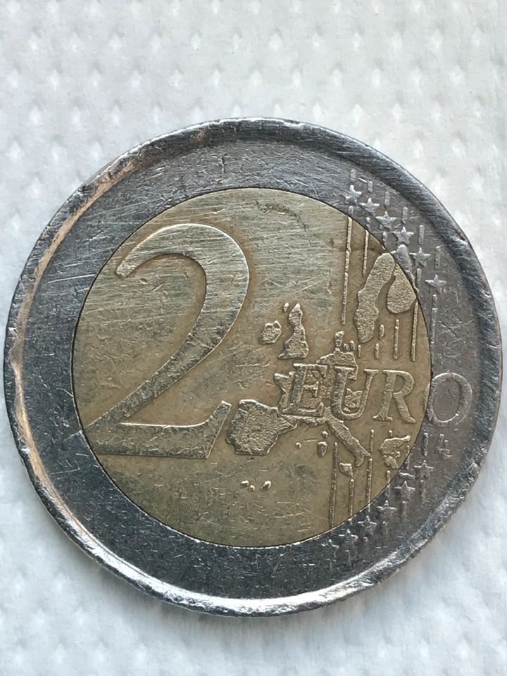 2.Euro Münze. in Vilshofen an der Donau
