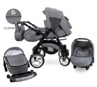 GaGaDumi Urbano Kombikinderwagen Kinderwagen Babyschale 3in1 Syst Baden-Württemberg - Heidelberg Vorschau