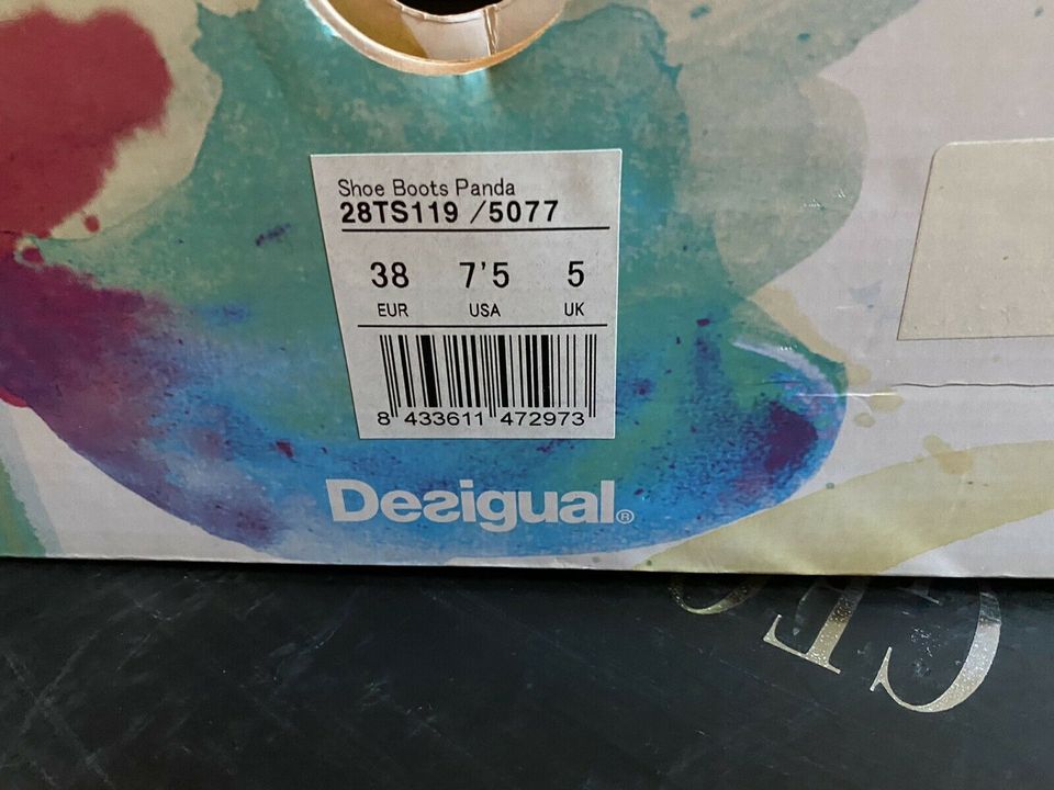 Desigual Stiefel warm neu Gr 38 in Bad Waldsee