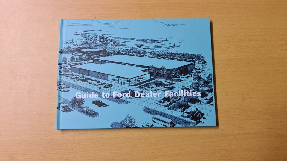 1962 Ford Dealer Guide / Gebäude Architektur 1960er in Besigheim