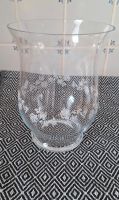 Windlicht / Vase aus Glas mit Rosenmuster, Landhaus-Stil Kiel - Mitte Vorschau