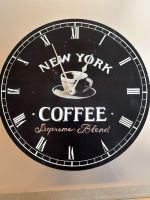 Wanduhr, New York, coffee, 34cm Brandenburg - Ahrensfelde Vorschau