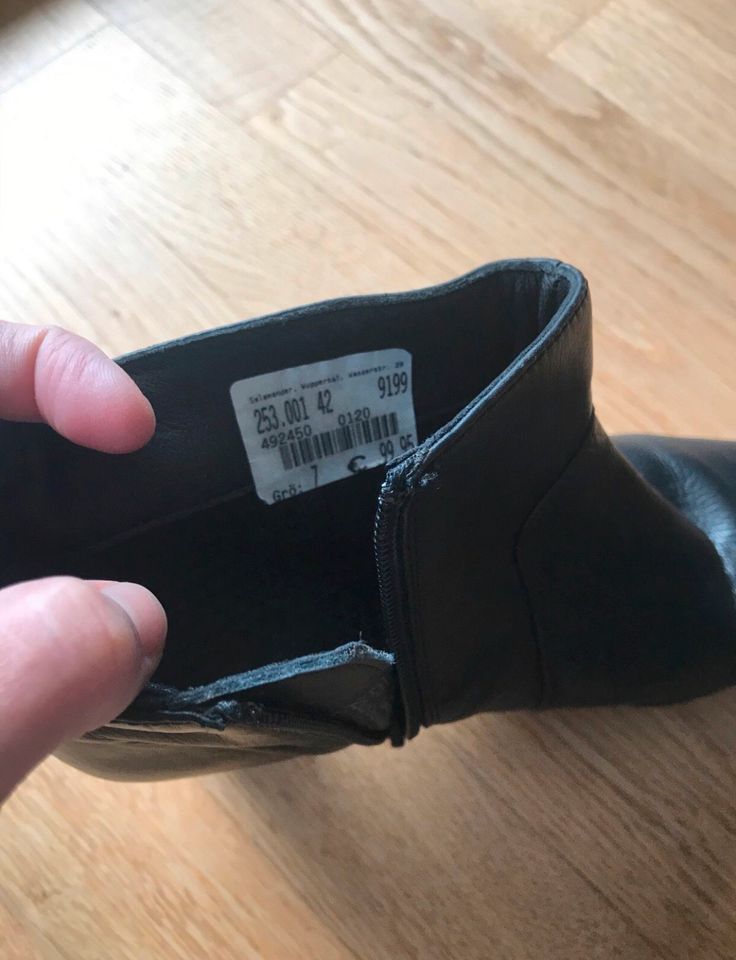 Salamander Stiefel Halbschaftstiefel Größe 40 schwarz - fast neu in Falkensee