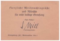 Weihnachtsgrüße Hellmuth Will Königsberg 1941 RAR SELTEN Berlin - Charlottenburg Vorschau