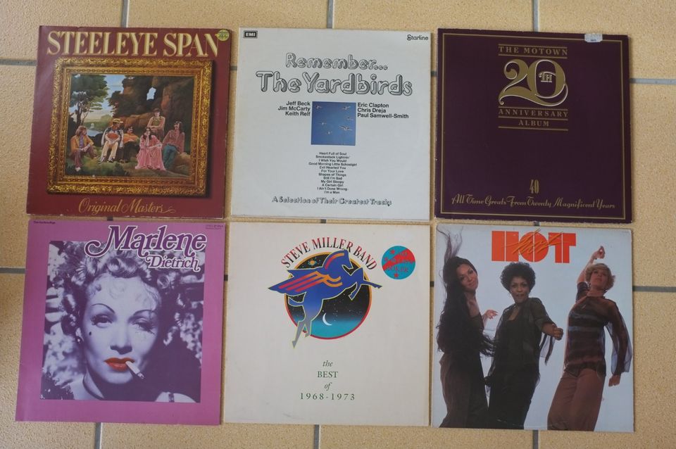 Schallplatten LP Vinyl Sammlung, 70er + 80er, Rock, Pop, 5€ in Pohlheim