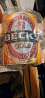 Beck's gold org Bier Leuchtreklame neu Baden-Württemberg - Deizisau  Vorschau