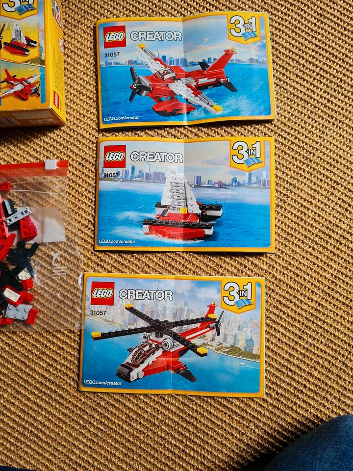 Lego Creator 31057 3in1 Hubschrauber Flugzeug Schiff Boot 3 in 1 in Stade