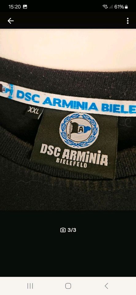 Arminia Bielefeld  T.Shirt  gr.2XL in Schloß Holte-Stukenbrock