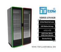 Kühlschrank, Getränkekühlschrank, LED Beleuchtung, Wandkühlregal mit 2 Glastüren, Gewerbe Kühlschrank, Kühlgerät, Gastronomie, Kiosk, Supermarkt, Getränkemarkt, Späti, Kioskeinrichtung, Tankstelle Nordrhein-Westfalen - Herne Vorschau