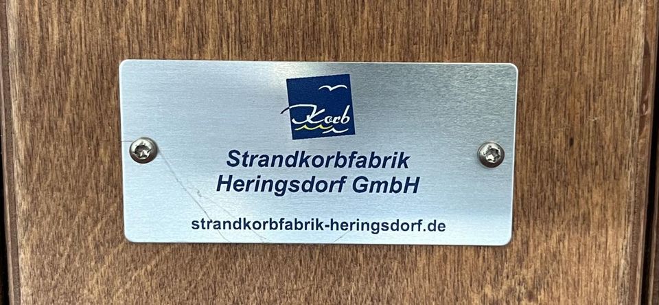 Strandkorb Heringsdorf Ostseeform - Neuwertig in Stuttgart