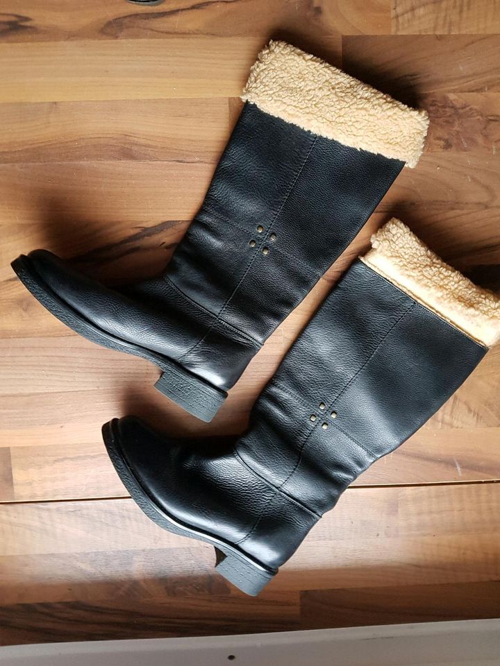 Damenstiefel Größe 37, schwarz in Weddingstedt