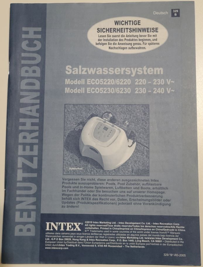 Intex Salzwasseranlage ECO5220 in Neuler