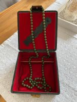 Sehr schöne Lange Kette aus Jade-Perlen inkl. Schmuckschatulle Schleswig-Holstein - Fockbek Vorschau