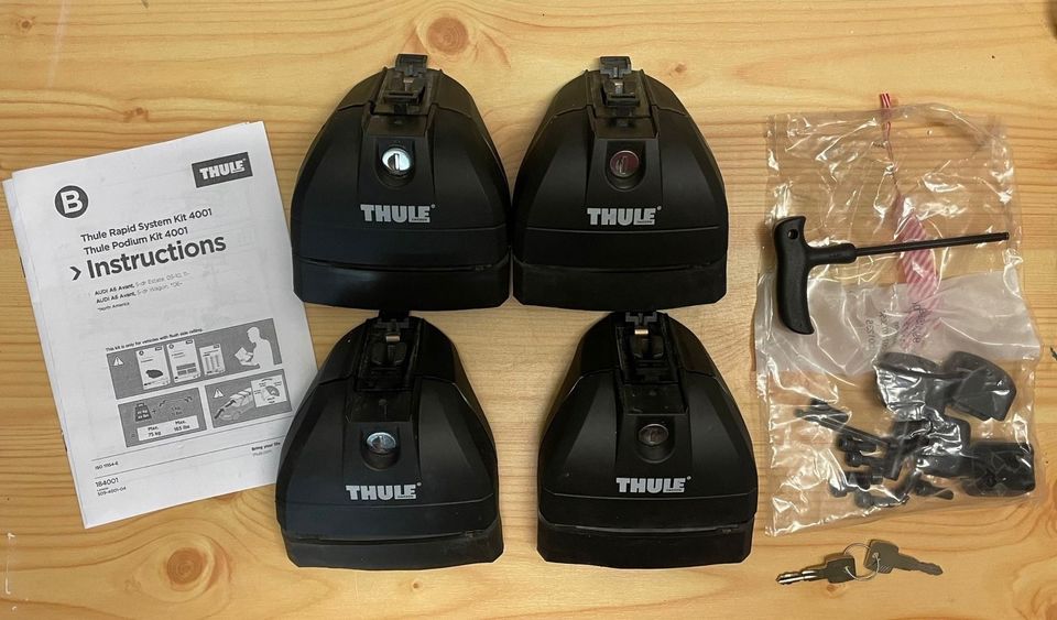 Dachträger Fuß 4er Pack Thule 753 in Eichenau