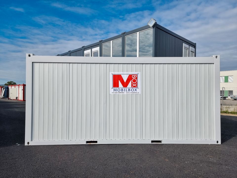 20' Bürocontainer MB20H RIH 2,5m MIETE / 20ft Raumcontainer in Rodeberg