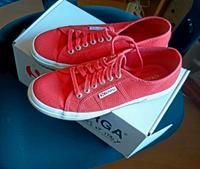 Superga Leinenschuhe rot, Größe 40 Nordrhein-Westfalen - Marl Vorschau