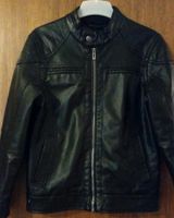 Mädchen "" Biker Bomber""" Leder Imitat Jacke Gr.134/140 Baden-Württemberg - Tauberbischofsheim Vorschau