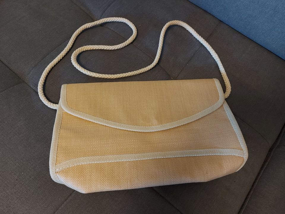 Handtasche Tasche sommerlich beige in Nindorf