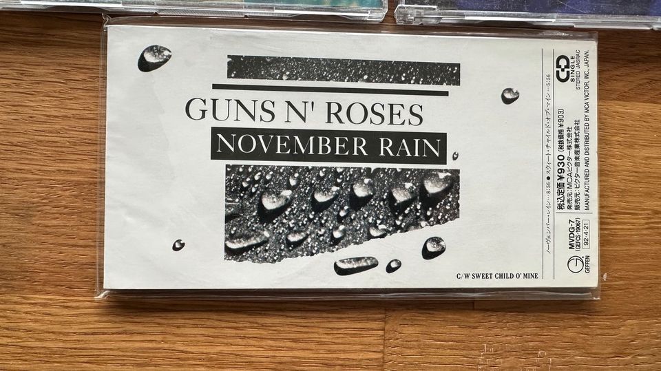 GUNS N ROSES=CD SINGLE SAMMLUNG=Japan Pressungen u.a.=Rarität in Polch