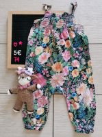 Latzhose, Romper, Jumpsuit, Overall, Mädchen, Blumen, 74 Sachsen - Coswig Vorschau