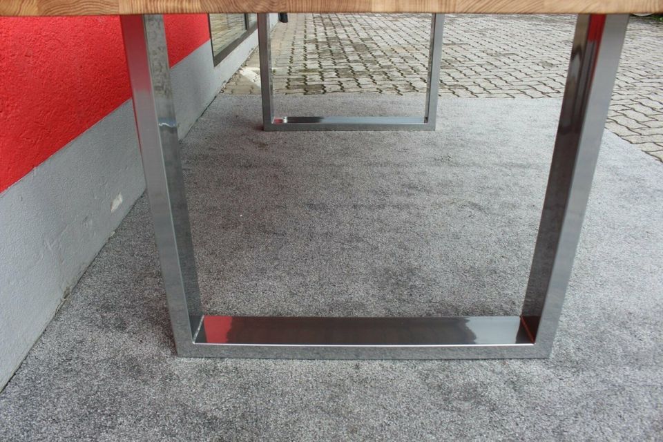 Esstisch Tisch 180x100cm + MASSIVHOLZ + Verschiedene Gestelle in Freudenberg
