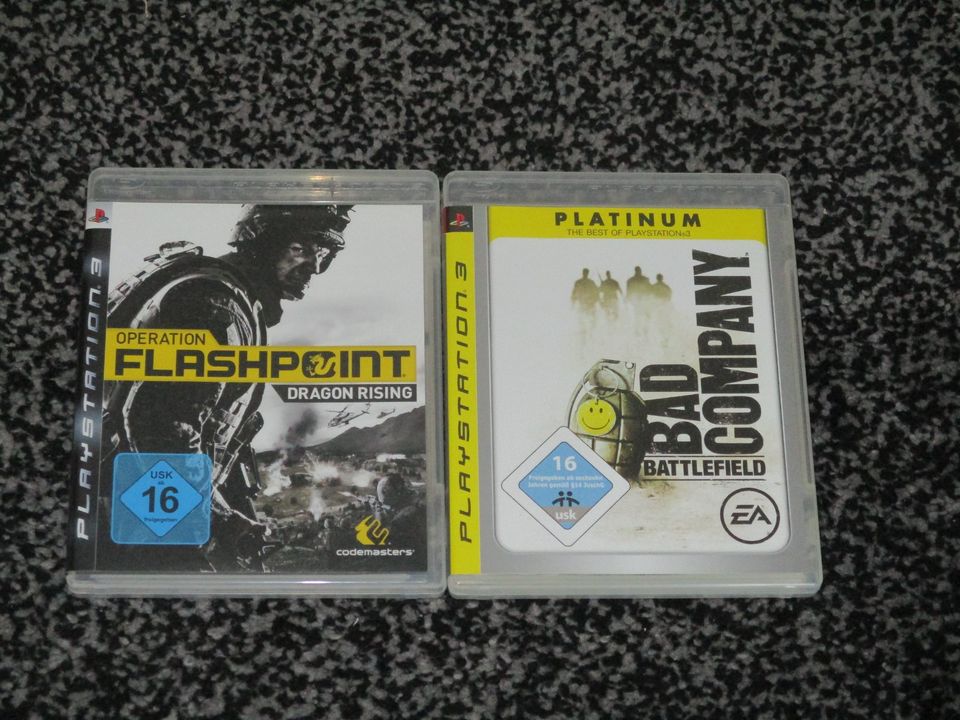 PS3 Battlefield Bad Company + Operation Flashpoint: Dragon Rising in Wilhelmshaven