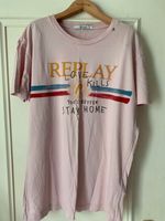 Shirt T-Shirt Replay Love Kills Baumwolle rosa Gr. M Wandsbek - Hamburg Rahlstedt Vorschau