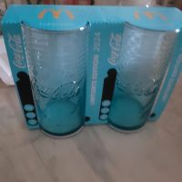 2 x 2024 Cola Glas Turquoise MC Donalds Gläser Nordrhein-Westfalen - Gronau (Westfalen) Vorschau