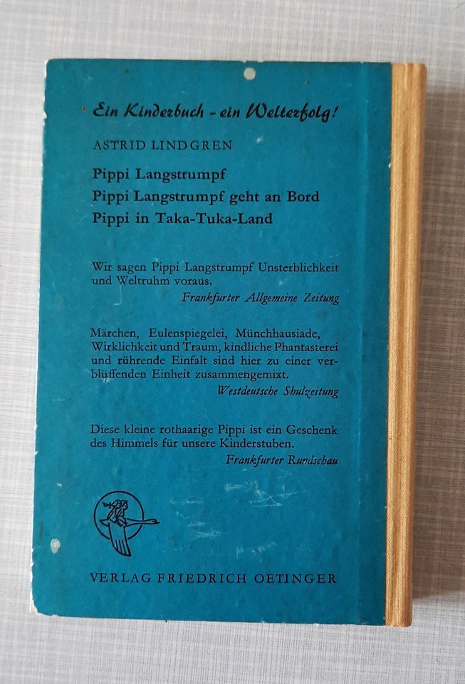 Kinderbuch "Pippi in Taka-Tuka-Land" von Astrid Lindgren in Bremen