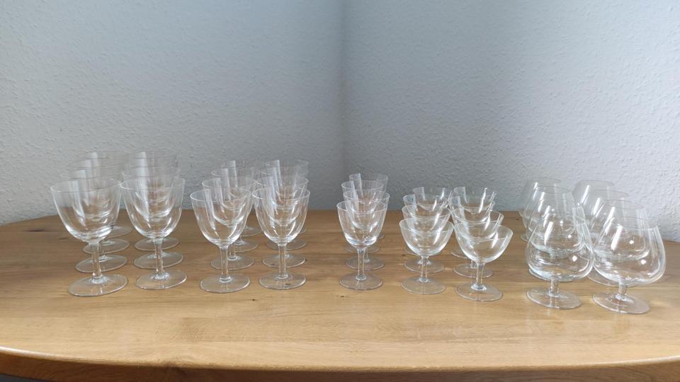 Gläser Rotwein, Weißwein, Portwein, Sherry, Cognac, Vintage, 60er in Goslar