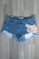 Jeans Shorts Hotpants Spitze ripped destroyed Gr 34 Zara Trafaluc Friedrichshain-Kreuzberg - Friedrichshain Vorschau