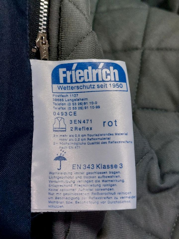 Friedrich Wetterschutz-Parka, Gr. XXL, marineblau, neuwertig in Mehring