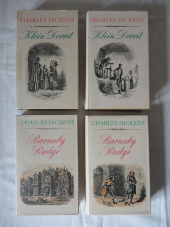 4 x DDR Ausgabe Charles Dickens - Klein Dorrit & Barnaby Rudge in Berlin