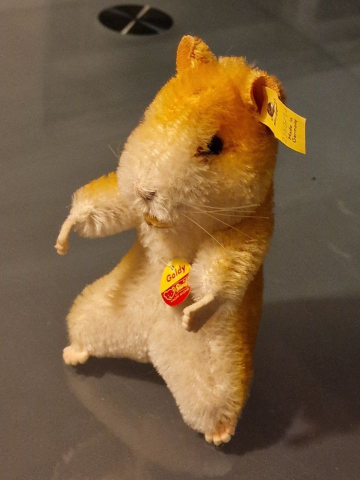 Sammlerstück: STEIFF Stofftier Goldhamster "Goldy", ca 1965 in Tiefenbach Kr Passau