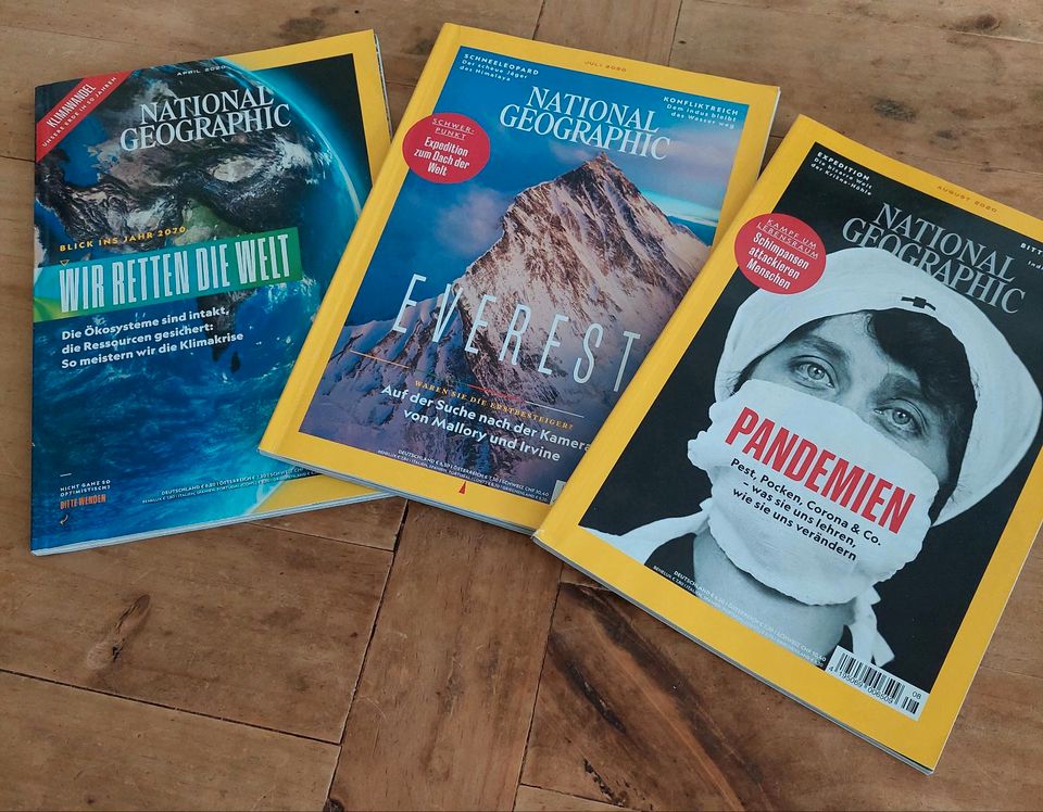 3x National Geographic 04/20 + 07/20 + 08/20 in Bitburg