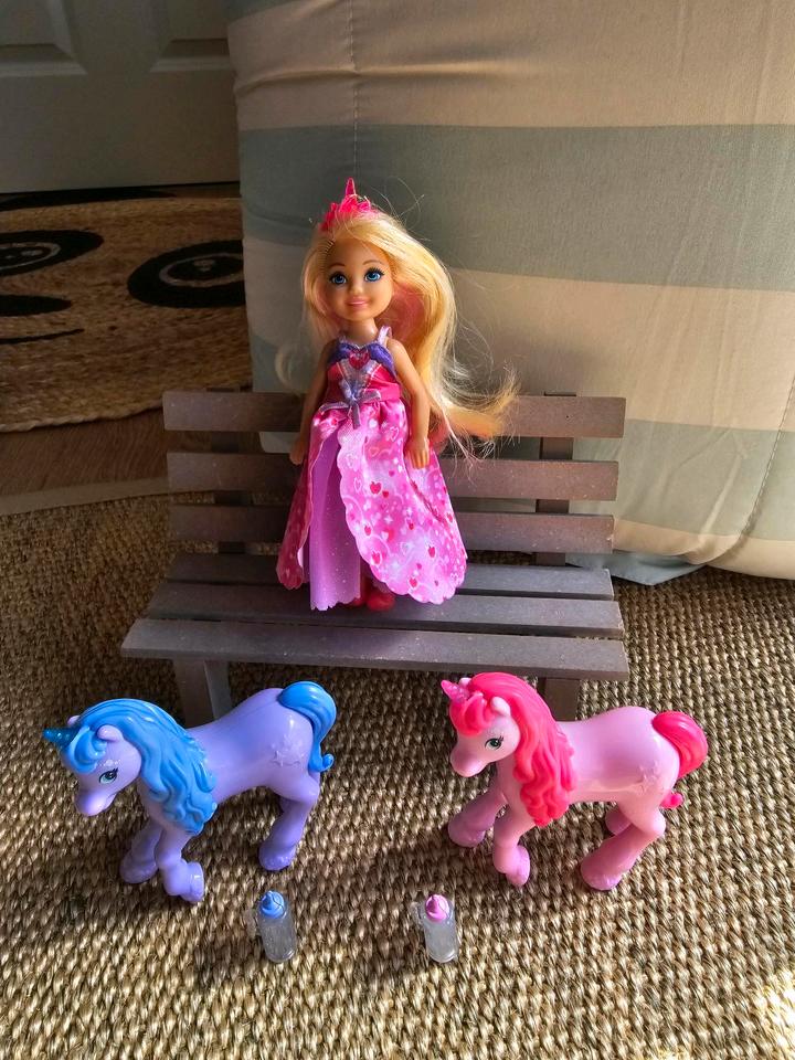 Mattel Barbie Chelsea Dreamtopia mit Baby Einhörner Set Top in Greifenstein