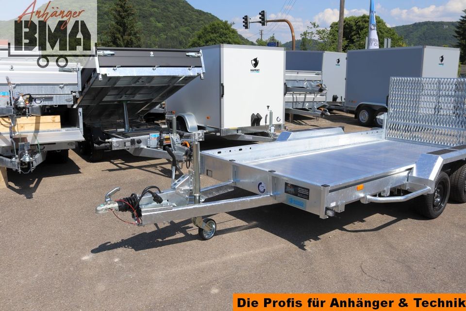 Hapert PKW-Anhänger Maschinentransporter 3500kg 405x179 ALUBODEN in Mühlhausen im Täle