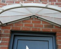 Haustür-Vordach mit Acrylglas halbrund Fächerform,siehe Bilder Nordrhein-Westfalen - Moers Vorschau