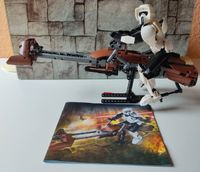 Star Wars Scout Trooper + Speeder Bike Klemmbausteine Dortmund - Lichtendorf Vorschau