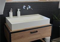 Weißes Designer Waschbecken 80cm breit von Bernstein Badshop München - Pasing-Obermenzing Vorschau