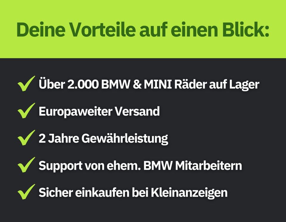 BMW 2er G42 3er G20 G21 4er G22 G23 Winterräder Winterreifen V778 in Münsingen