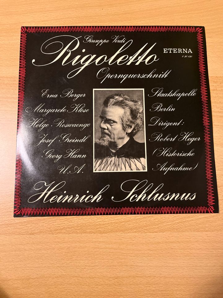 Schallplette - Guiseppe Verdi - Rigoletto in Leipzig