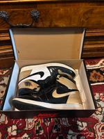 Nike Jordan 1 High Gold Toe EU 44 Bayern - Karlsfeld Vorschau