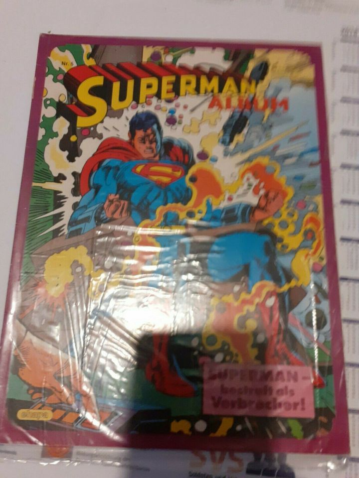 Superman Album Nr. 5 Grossband Ehapa 80er Jahre Marvel DC in Wesselburen
