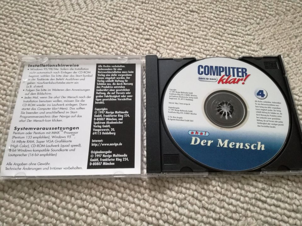 Der Mensch – Die Funktionsweise unseres Körpers, PC CD, Spiel in Oldenburg