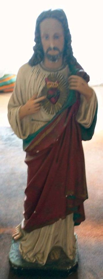 Große Sakrale/ Heiligen-/ Jesus/Christliche Figur 70er Jahre in Mauritz